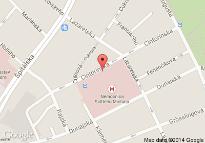 mapa - Cintorínska 16, Bratislava 1 - Staré Mesto